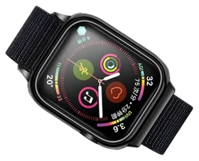 USAMS US-ZB073 čierna / Remienok / Nylonový / Pre Apple Watch 4/5/6/7/SE/SE3 40/41 mm (ZB73IW1)
