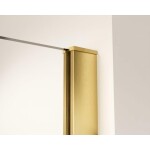 HOPA - Walk-in sprchovací kút LAGOS GOLD NEW 200 - Farba rámu - Zlatá, Rozmer A - 80, Rozmer C - 200, Výplň - Číre bezpečnostné sklo - 8 mm BCLAGO80BGCN2