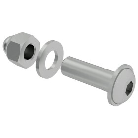 MUNK Günzburger Steigtechnik 984064 Systém Munk spojovacia skrutka zábradlia M8 x 25 cpl. 1 sada = 10 kusov 10 ks; 984064