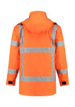 Pracovná bunda RWS Parka unisex fluorescenčná oranžová 4XL