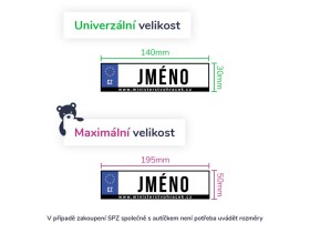 Mamido Základná sada 4v1 pre elektrické autíčko veľkosť M AAA ŠPZ