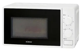 Bomann MW 6014 CB biela / Mikrovlnná rúra / 700 W / 20 l / 6 úrovní výkonu / časovač 30 min (660141)