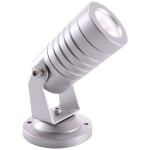 Deko Light Mini II CW LED osvetlenie na stenu / strop pevne zabudované LED osvetlenie 3 W En.trieda 2021: G (A - G) chladná biela strieborná; 131006