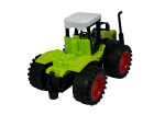 Mamido Traktor s tromi prívesmi žatvy sena zelený