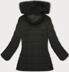 Dámska prešívaná zimná bunda v army farbe J Style (16M9119-136) odstíny zelené L (40)