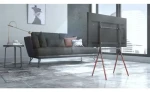 Techly 107241 vlašský orech / Podlahový TV stojan / 49-70" / nosnosť 40 kg / VESA do 600x400 (107241)
