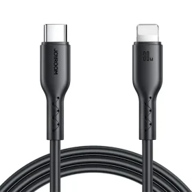 Joyroom SA26-CL3 Flash-Charge Series Nabíjací kábel USB-C (M) - Lightning (M) 30W 1m čierna (6956116708931)