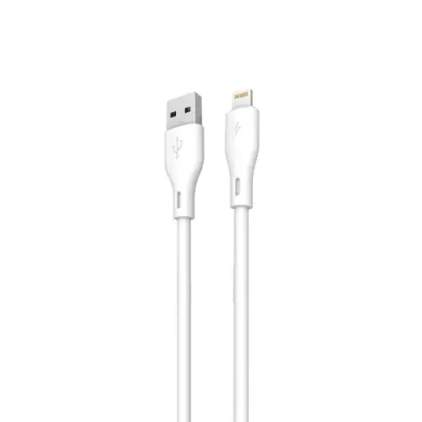 Dudao Dátový kábel L2L / USB-A / Lightning 3A / 2 m / biela (55616)