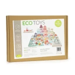 ECOTOYS Drevené kocky Mesto