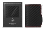 Pánska kožená peňaženka Mondraghi Racing Carbon Red