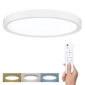 Solight WO8019 LED osvetlenie s diaľkovým ovládačom Estela White / 36W / 2700lm / 30cm / zmena chromatickosti / stmievateľ (WO8019)