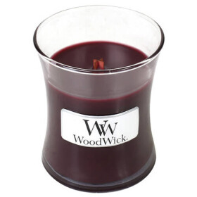 Woodwick Black Cherry 85g - váza malá / doba horenia: až 20 h (5038581056449)