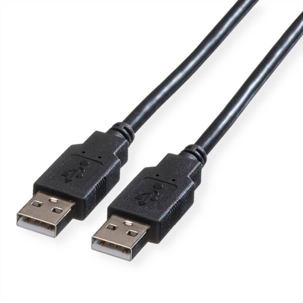 Roline USB kábel USB 2.0 USB-A zástrčka, USB-A zástrčka 4.50 m čierna tienený 11.02.8945; 11.02.8945