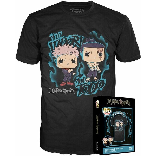 Funko Boxed Tee: Jujutsu Kaisen- Yuji & Aoi- L