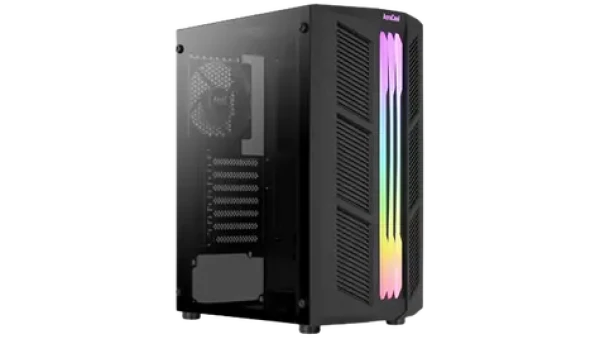 AeroCool Prime čierna / PC skriňa / ATX / 2x USB 3.0 / Bez zdroja / priehľadná bočnica (AEROPGSPRIME-G-BK-V1)