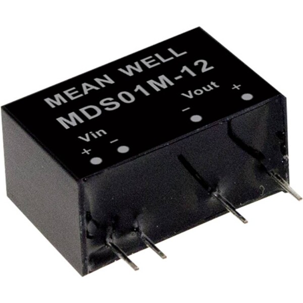 MEAN WELL MDS01L-12 DC / DC menič napätia, modul 84 mA 1 W Počet výstupov: 1 x; MDS01L-12