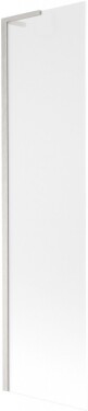 MEXEN/S - Next L vaňová zástena FIX 50 x 150, dekor, nikel kartáčovaná 895-050-000-03-30-97