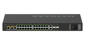 Netgear M4250-26G4F-PoE+ / Switch / L3 riadený / 24x Gigabit PoE+ / 2x Gigabit / 4X SFP (GSM4230P-100EUS)
