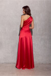 Dlhé šaty SUK0461 červené - Roco Fashion 36