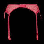 Dámsky podväzkový pás nadrozmernej veľkosti V-8742 Red - Axami 46/3XL červená