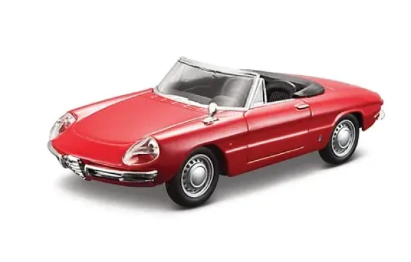 Bburago Alfa Romeo Spider (1966) červená 1:32