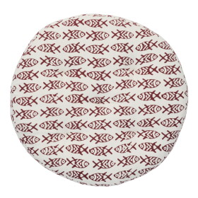 MADAM STOLTZ Okrúhly sedák na stoličku Fish Ø 45 cm