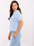 Jumper MI SW 2701.23 svetlo modrý jedna velikost