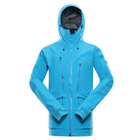 Pánská bunda s membránou ptx ALPINE PRO CORT neon atomic blue XL