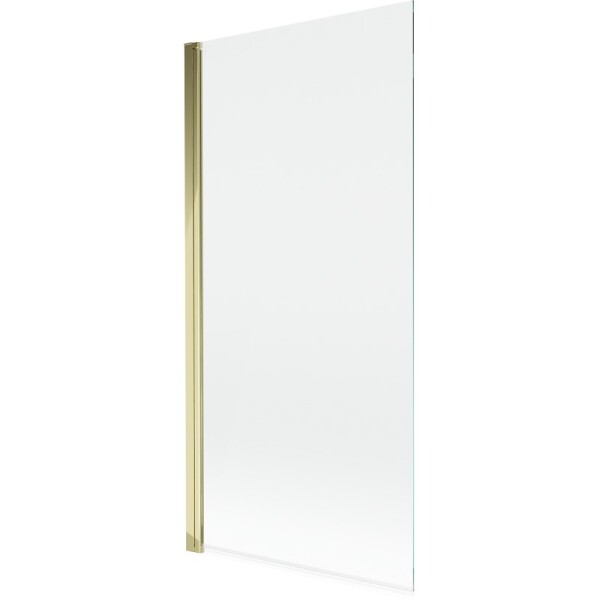 MEXEN - MIST vaňová zástena 90x150 cm 6mm 1-s, zlatá, číra 8A9-090-001-50-00
