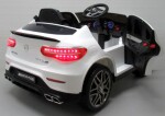 Mamido Elektrické autíčko Mercedes GLC63s biele s pohonom 4x4 a koženými sedadlami