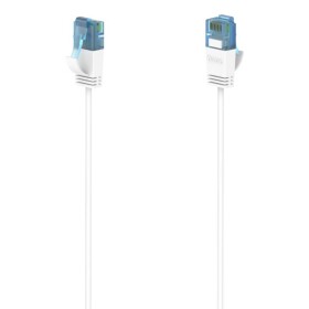 Hama 00200689 RJ45 sieťové káble, prepojovacie káble CAT 6A U/UTP 1.5 m biela extrémne tenký 1 ks; 00200689