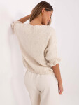 Jumper MI SW 2913.99 svetlo béžový jedna velikost