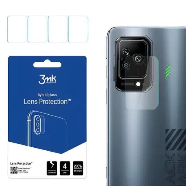 3mk Lens Protection XIAOMI Black Shark 5 / Ochranné sklo na fotoaparát / 4 ks