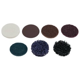 Náhradné brúsne taniere, Ø50mm, škrabadlá, balenie 10 ks KS Tools 515.5081; 515.5081