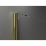 MEXEN/S - Velár sprchovací kút 90 x 75, transparent, zlatá 871-090-075-01-50