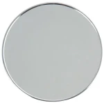 MSV kozmetické zväčšovacie zrkadlo chrómovaná oceľ / 5x zväčšenie / s prísavkami / priemer 17 cm