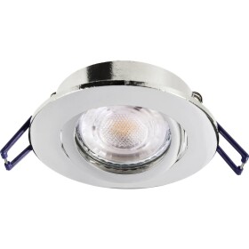 Deko Light Samsola, rund, glänzend, Silber 110041 stropná lampa strieborná (lesklá); 110041