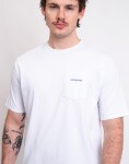 Patagonia M's Boardshort Logo Pocket Responsibili-Tee Fiber White S