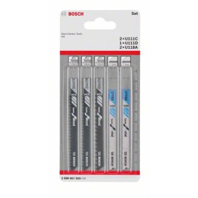 Bosch Accessories 2608667855 Sada kotúčových píl na drevo a kov Basic, 5 kusov, univerzálny hriadeľ 5 ks; 2608667855