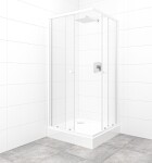 SAT - Set sprchovacieho kúta a vaničky, štvorec 90x90 cm Multi Basic SIKOBKMUQ90CH0 SIKOBKMUQ90CH0