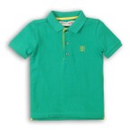 Tričko chlapčenské Polo s krátkym rukávom, Minoti, 1POLO 8, zelená - 74/80 | 9-12m