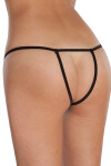 Erotická tangá black SOFTLINE COLLECTION černá S/L