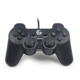 Gembird JPD-UDV-01 PC USB gamepad čierna / duálna vibrácia / 4-way D-pad / 10 tlačidiel / kábel 1.8m (JPD-UDV-01)