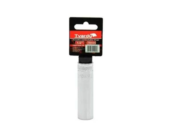 TVARDY Hlavica nástrčná dlhá 1/2" 16 mm (T00144-16)