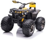 Mamido Detská elektrická štvorkolka ATV Power 4x4 žltá