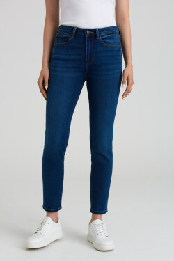 Greenpoint Jeans SPJ451W2235J00 Stredne modré džínsy 34