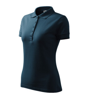 Dámska polokošeľa Pique Navy Blue L