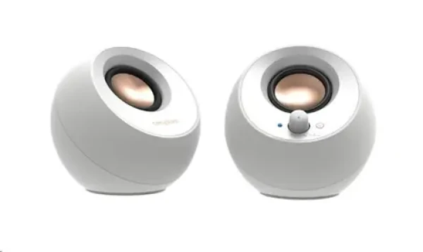 Creative Pebble V3 biela / reproduktory / 2.0 / USB / Bluetooth / 3.5mm jack / 8W (51MF1700AA002)