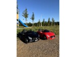 Mamido Mamido Elektrické autíčko Cabrio Fast Wing čierne EVA kolesá