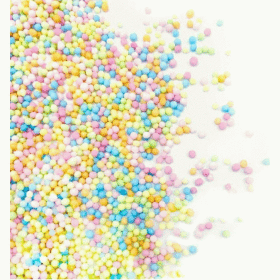 Dekor multi–farebná mini perlička – mačička 90 g 0015 - Happy Sprinkles - Happy Sprinkles